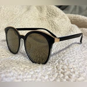 Blank and Gold Sunglasses